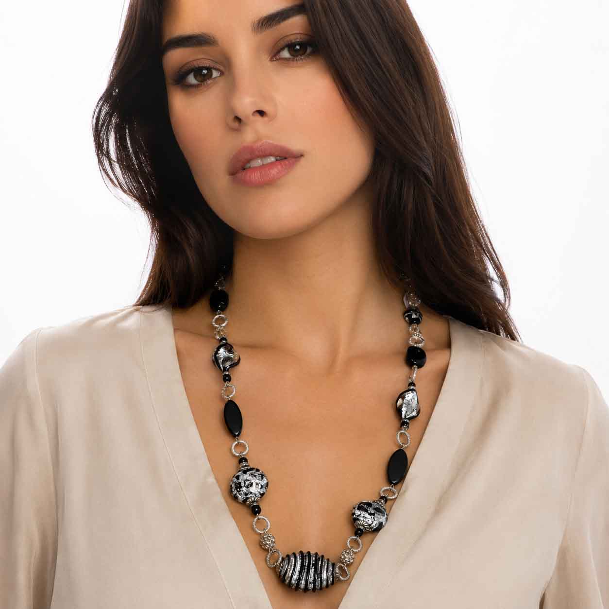 Moonlight Necklace - Murano Glass