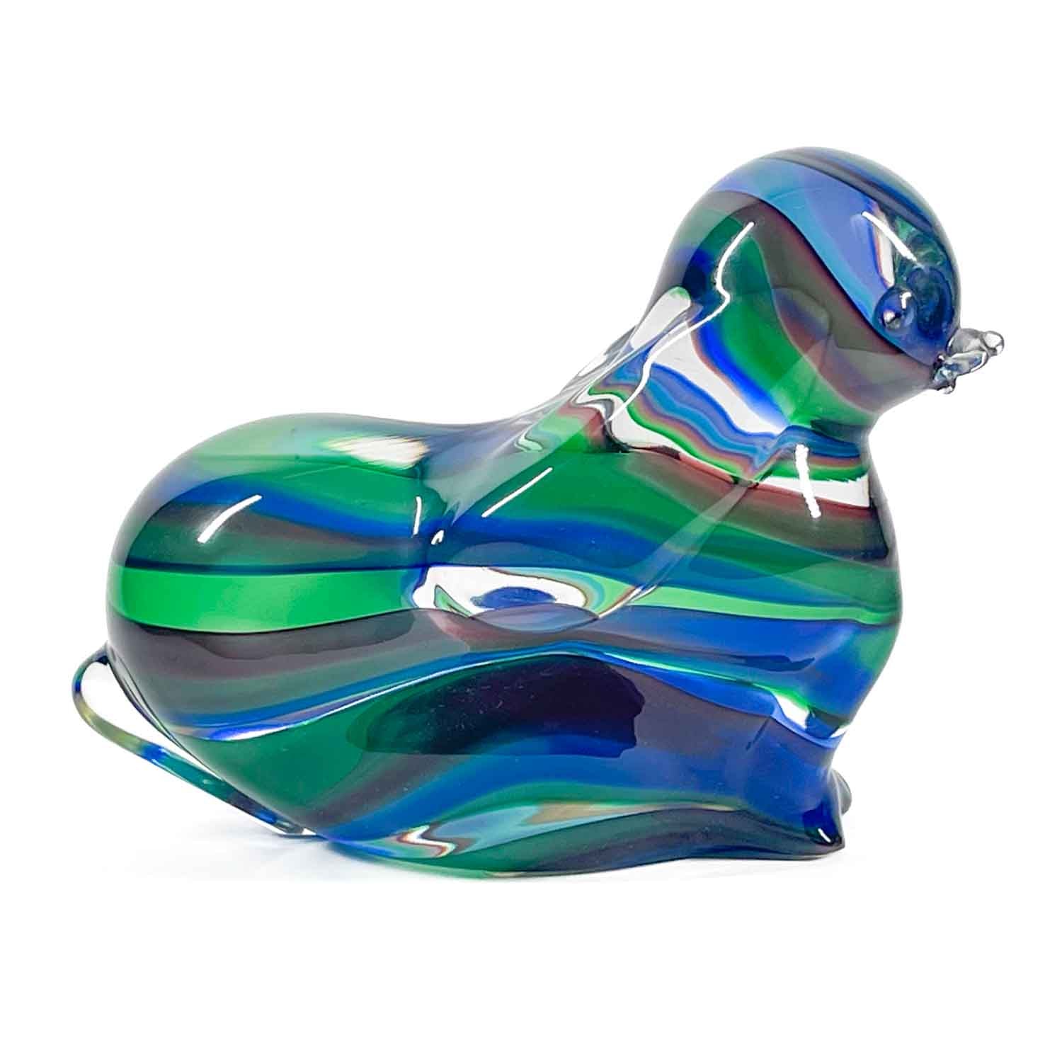 Multicolor Glass Dog