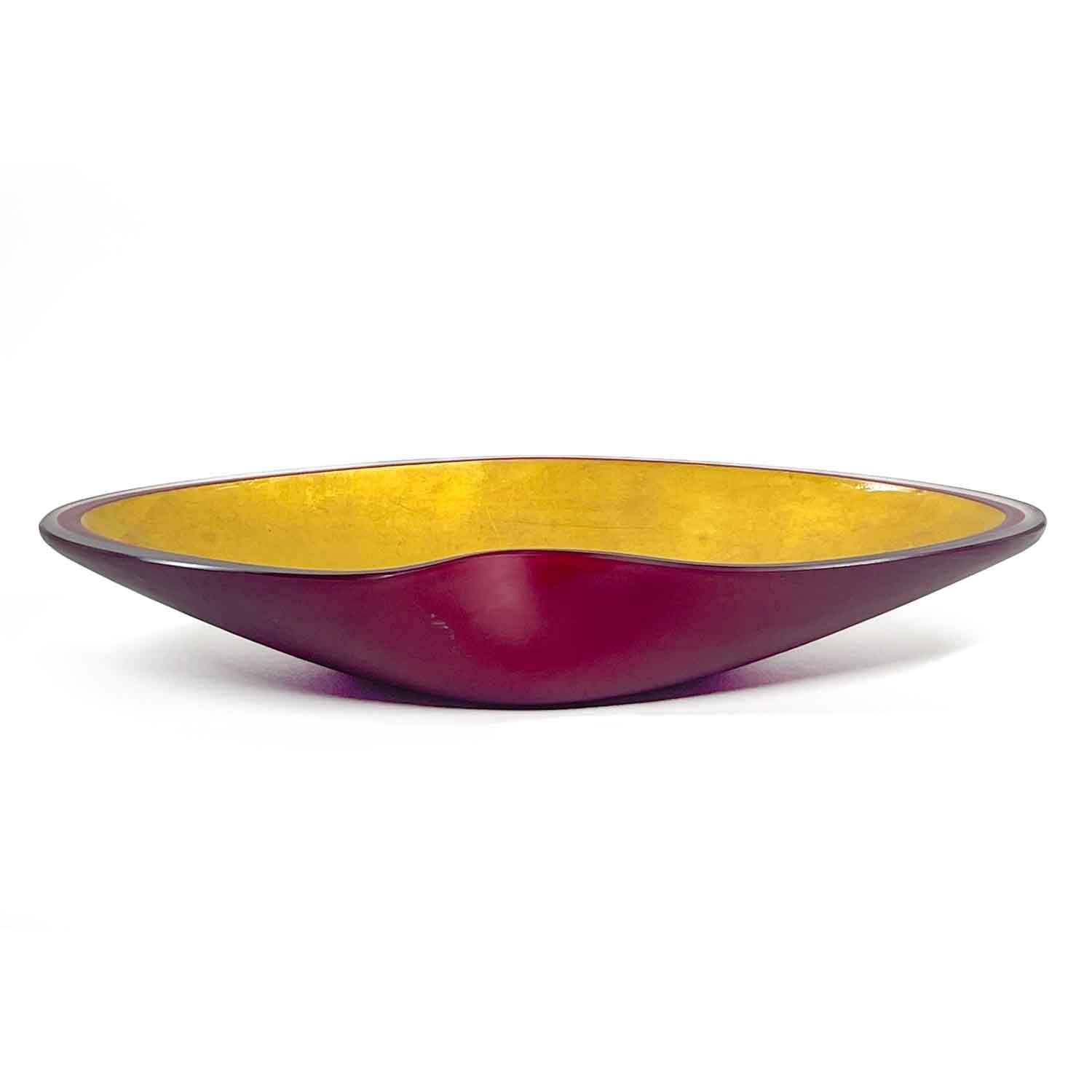 Gold Centerpieces - red or blu - Murano Glass