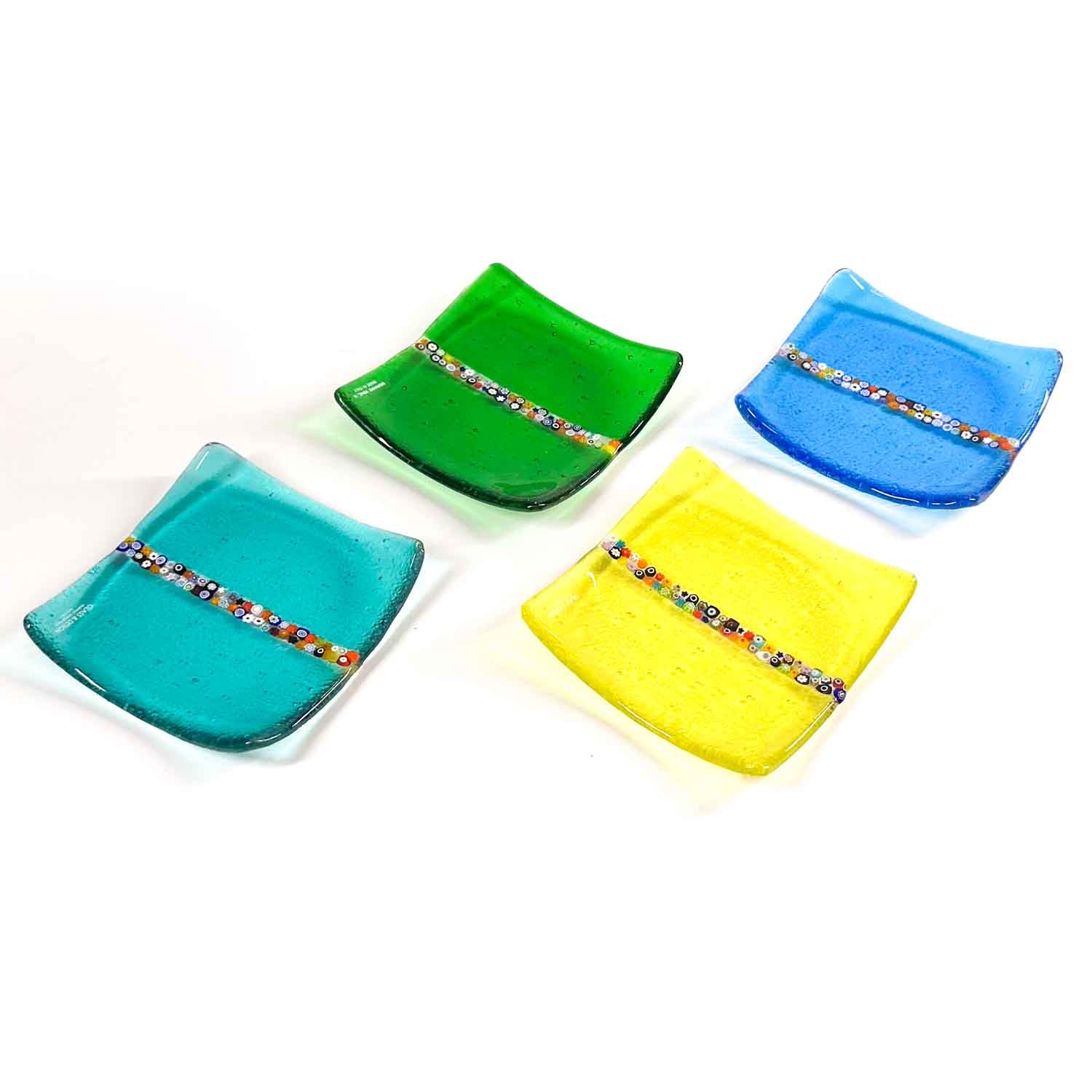 Trinket Tray with Murrine band