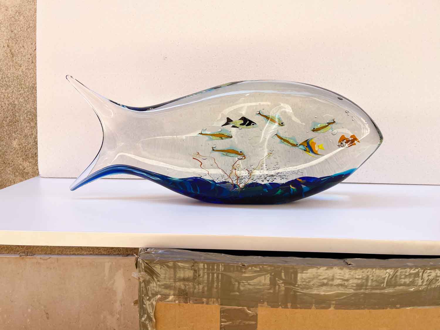 Aquarium fish shaped