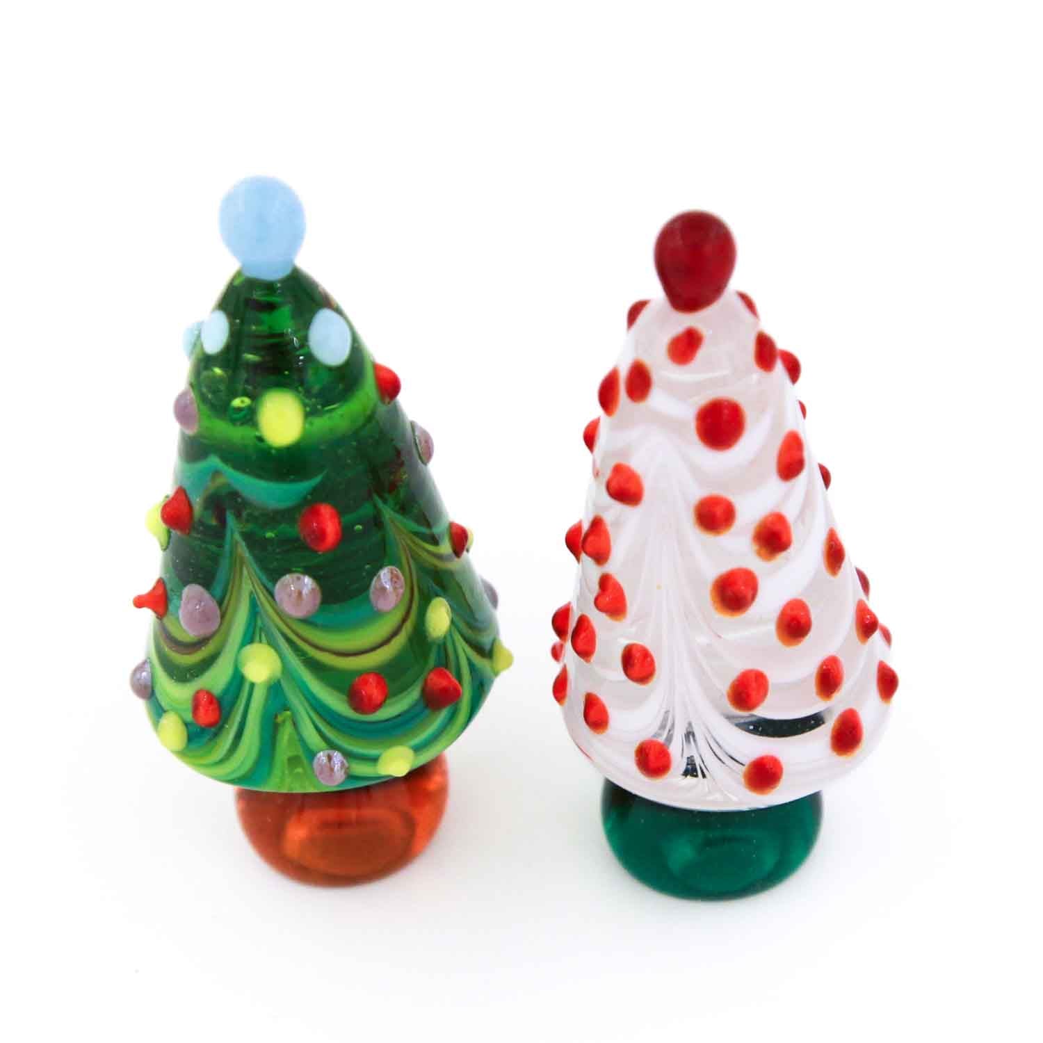 Two Christmas Tree - Murano Glass