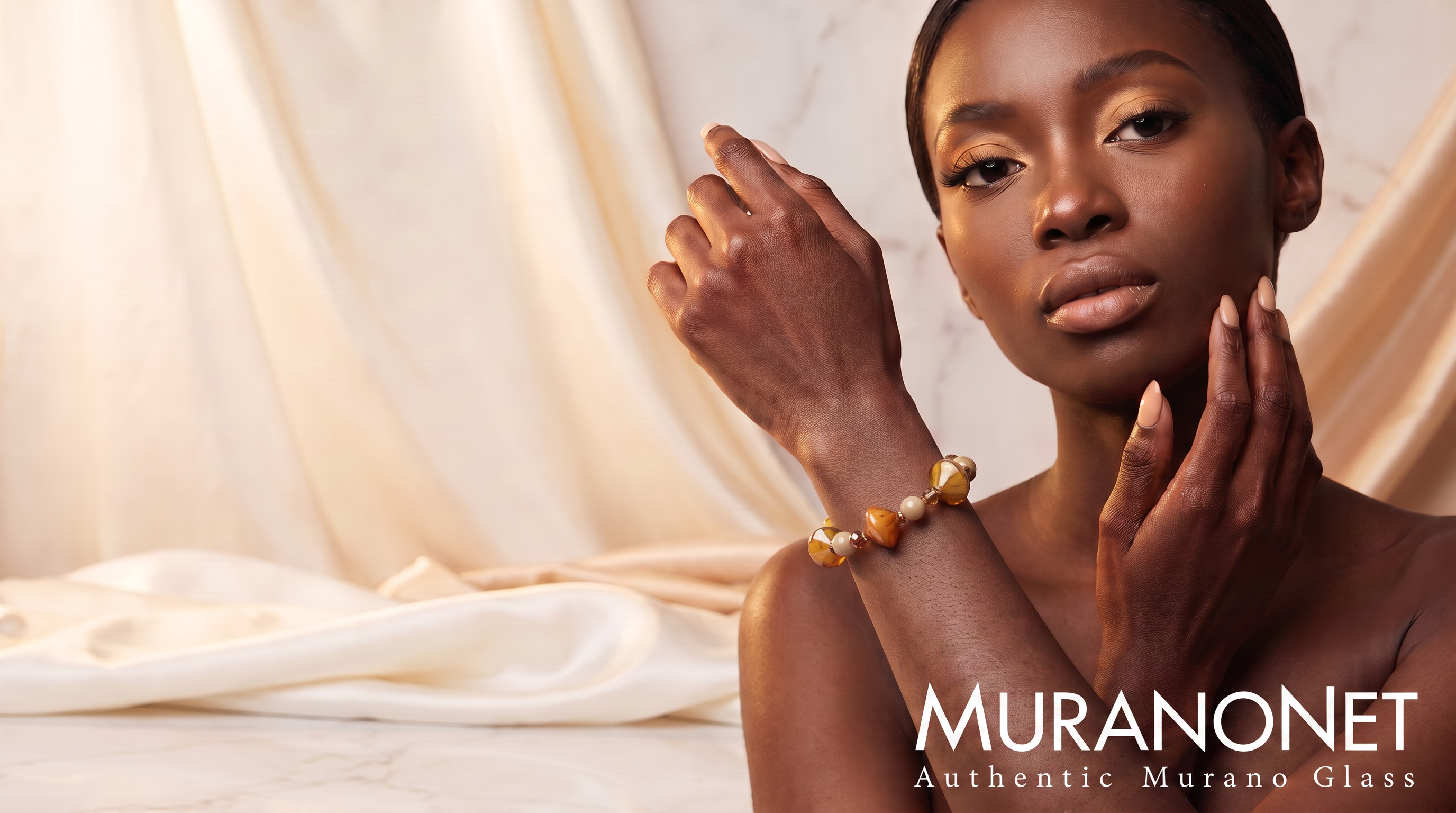 Coreana Bracelet Murano glass beads