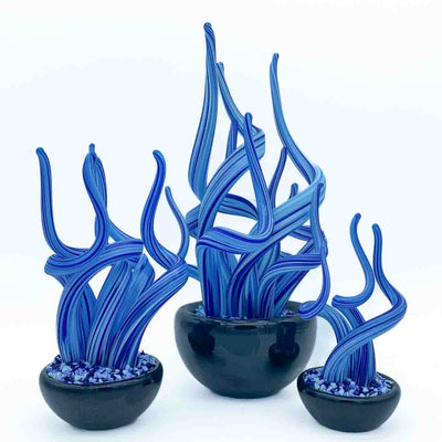 Centerpiece - Seaweed Plant - Murano Glass