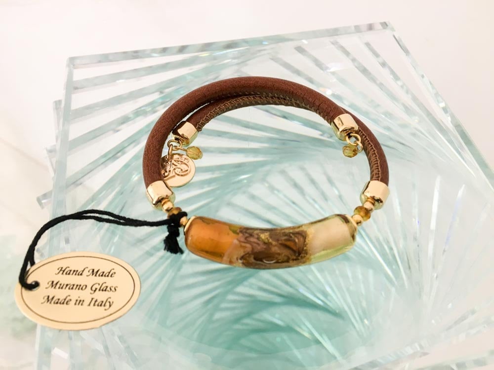 Bracciale murano perla