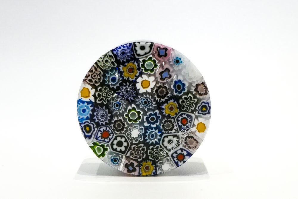 Paperweight with Murrine Round - Murano Glass