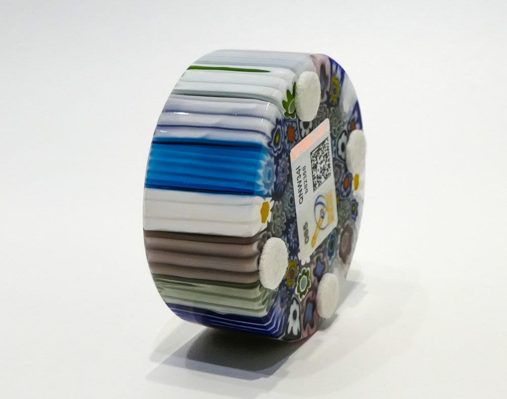 Paperweight with Murrine Round - Murano Glass