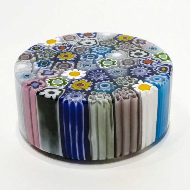 Paperweight with Murrine Round - Murano Glass