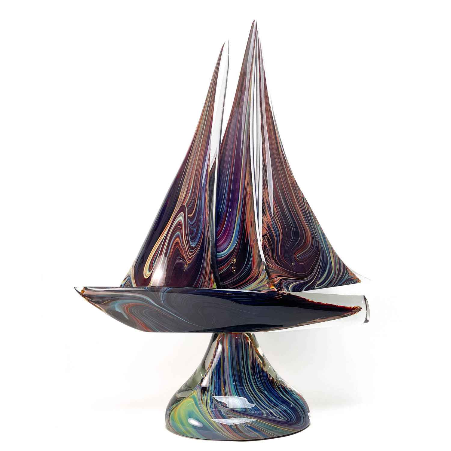 Flying Dutchman Chalcedony - Murano Glass