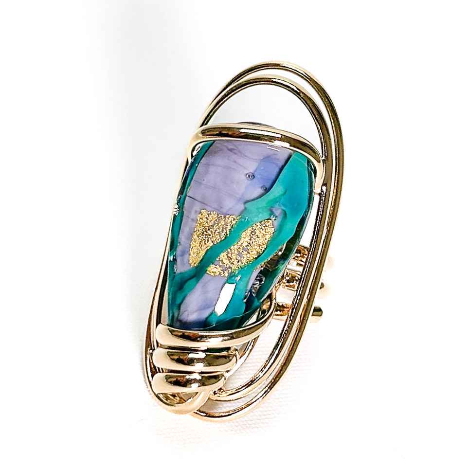 Golden bloom - Murano Glass Jewelry