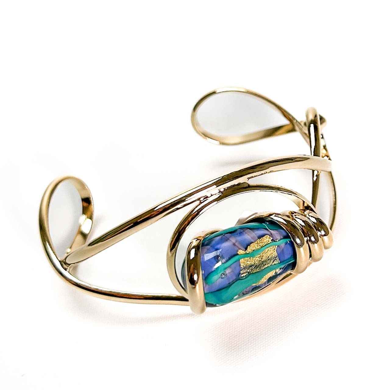 Golden bloom - Murano Glass Jewelry