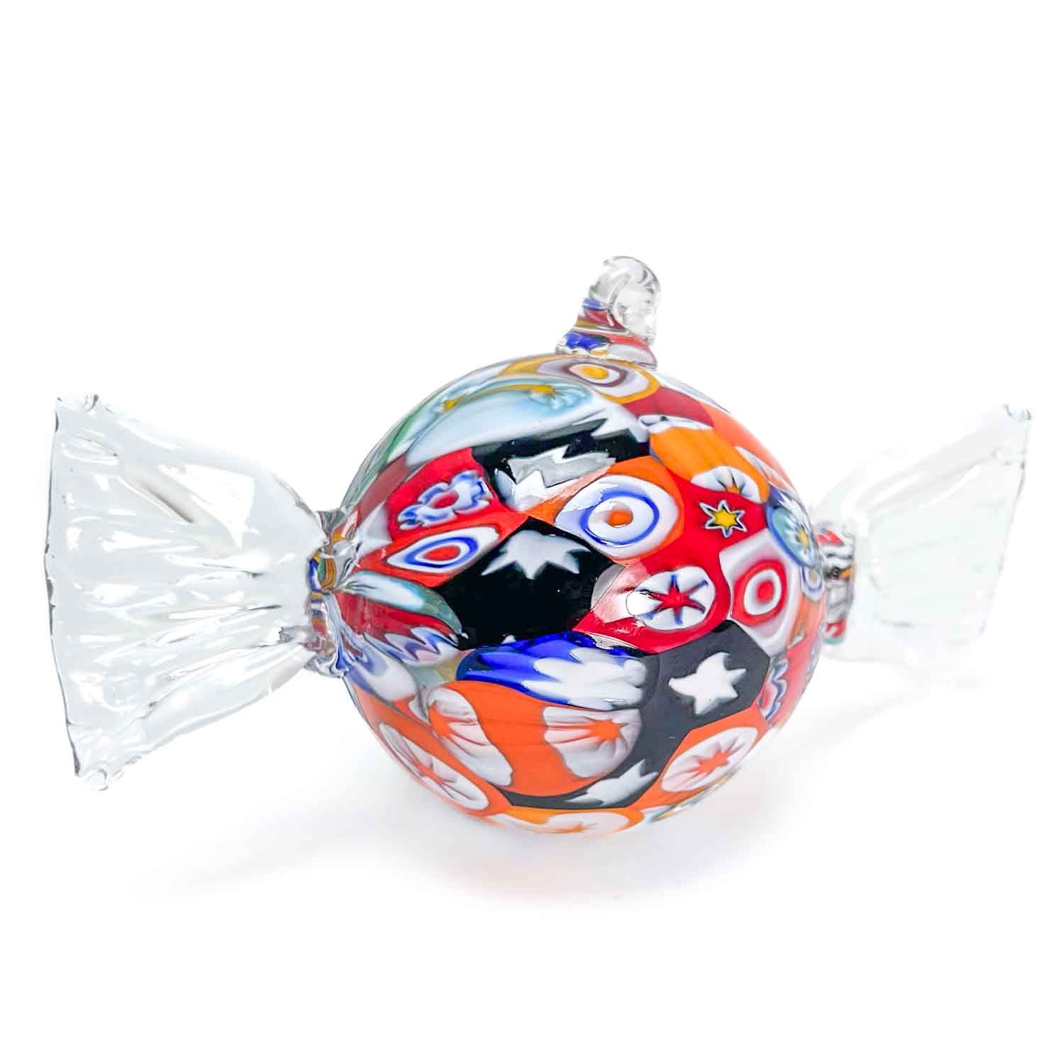 Candy Glass Christmas Ball- set of four