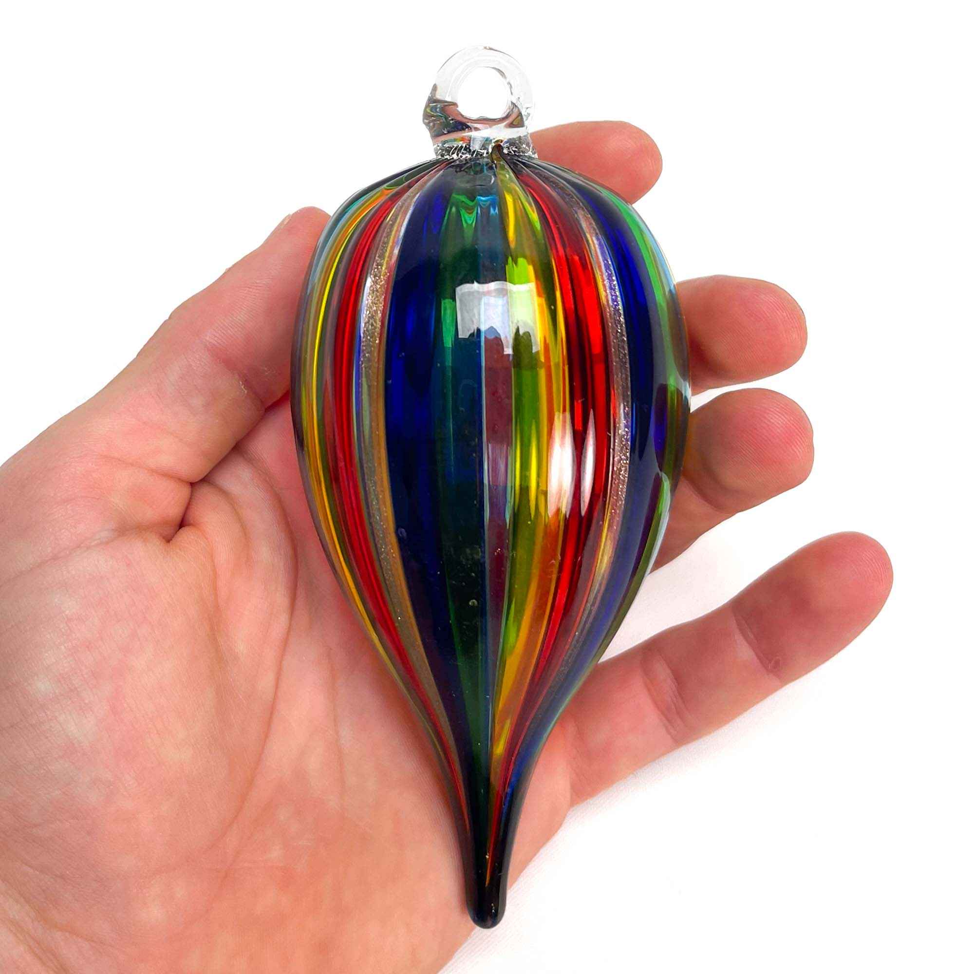 Drop Christmas glass ball