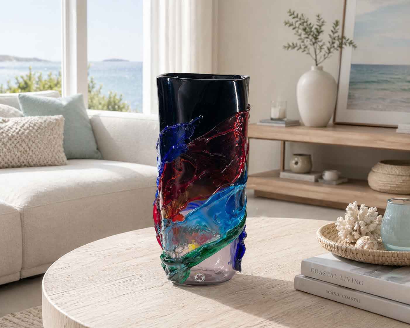 Renzo Andreon Vase - Murano Glass