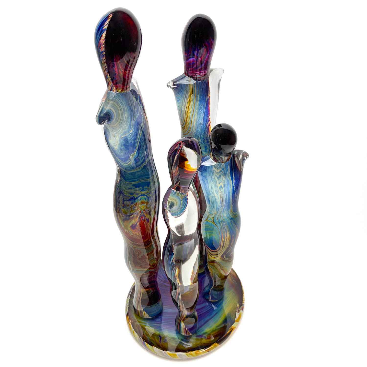 The Family | Murano Glass | Chalcedony Art