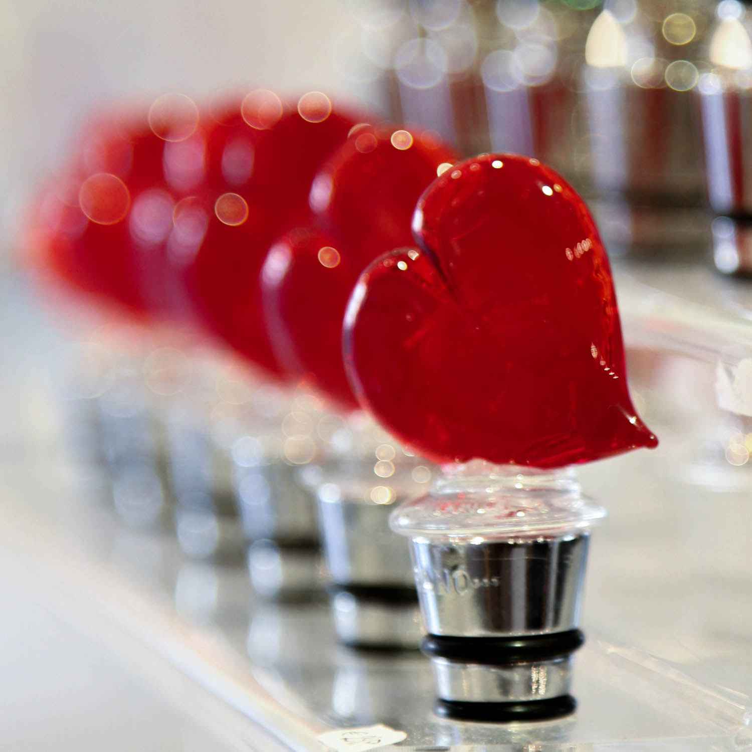 Heart-shaped Glass Stopper