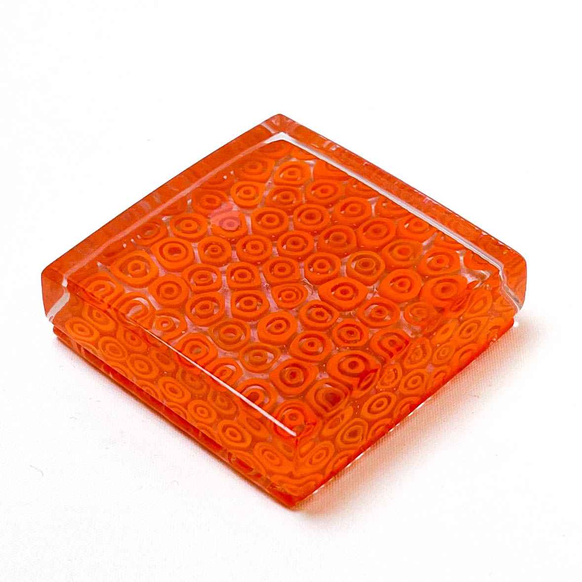 Elegant paperweight with murrine - Murano Glass