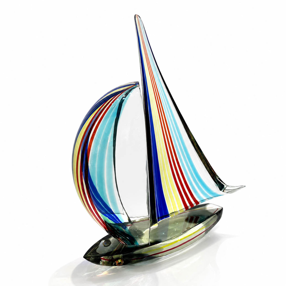 Sailboat - Spinnaker - Blu and green