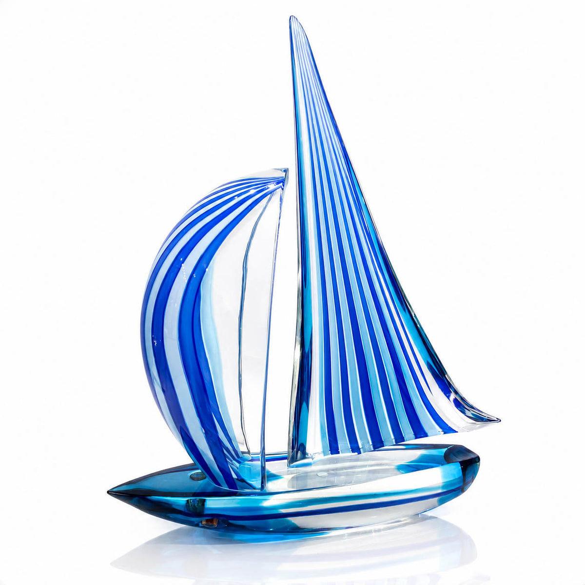 Sailboat - Spinnaker - Blu and green