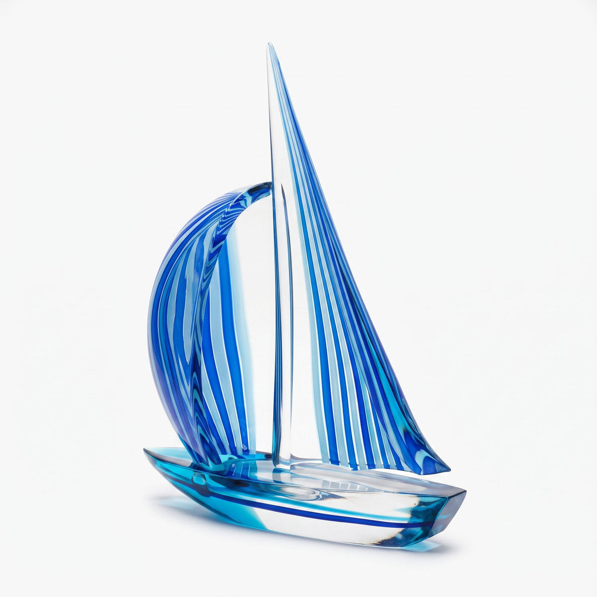 Sailboat - Spinnaker - Blu and green