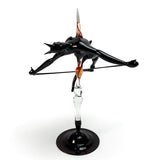 Impaled Black Devil - Murano Glass Sculpture