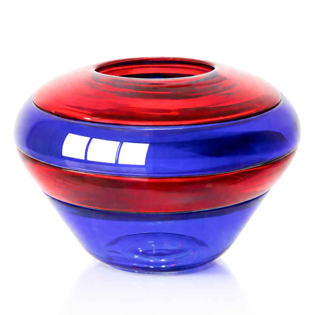 Sedimenti Collection - Blue & Red Vase