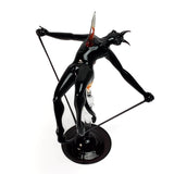 Impaled Black Devil - Murano Glass Sculpture