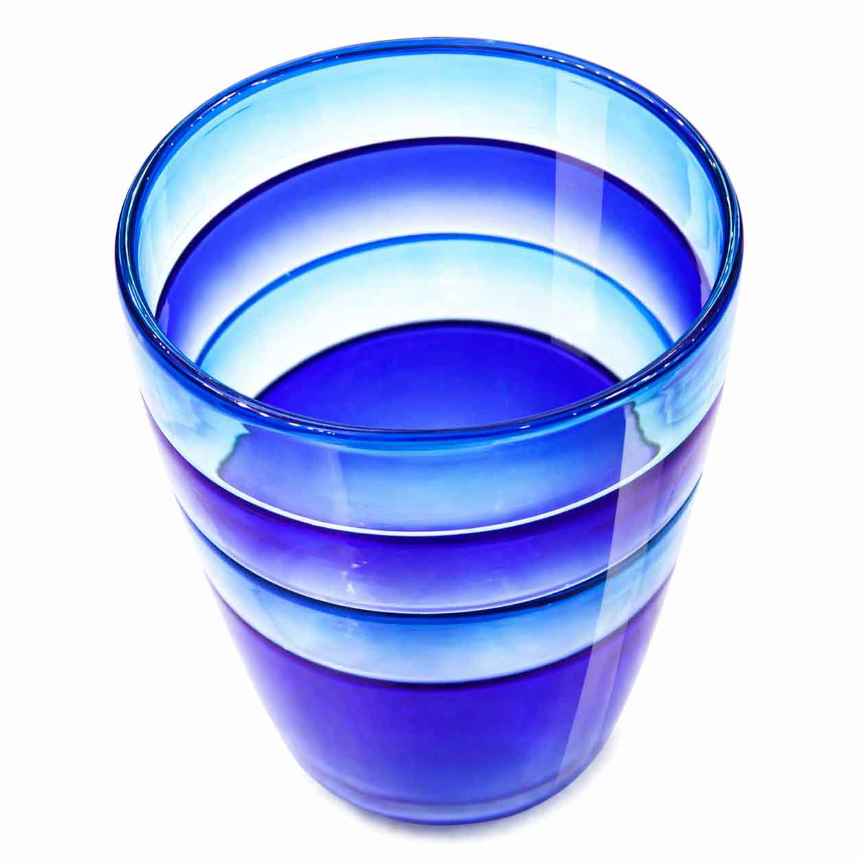 Sedimenti Collection - Aquamarine & Blue Vase