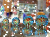 murano glass made in italy aquarium goldfish grass sea
