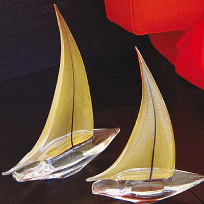 Sailboats - Crystal and Gold sailboat
