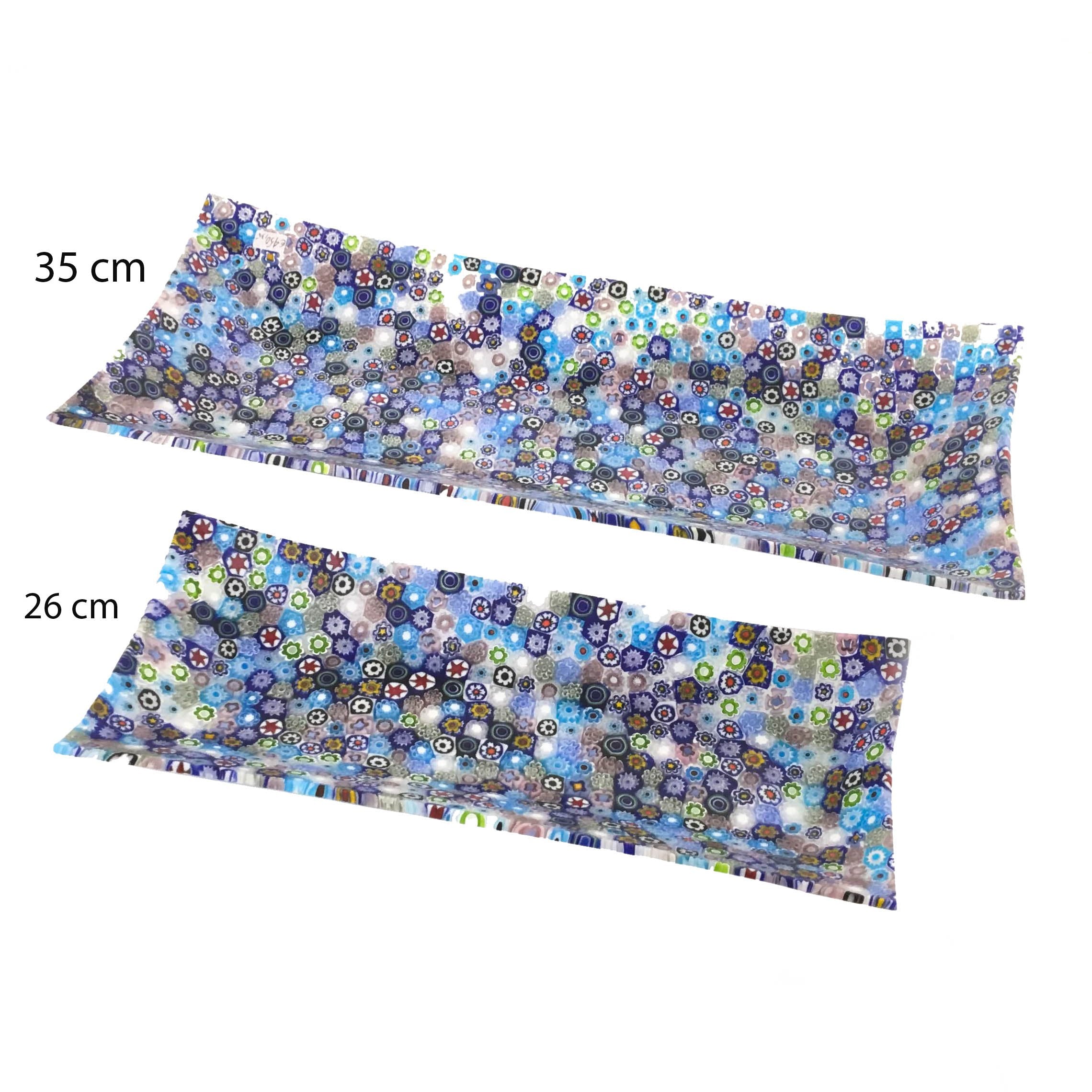 Vassoio portaoggetti Fiorito rettangolare