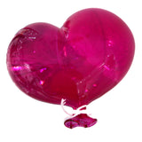 Heart shaped glass balloons - cm 16