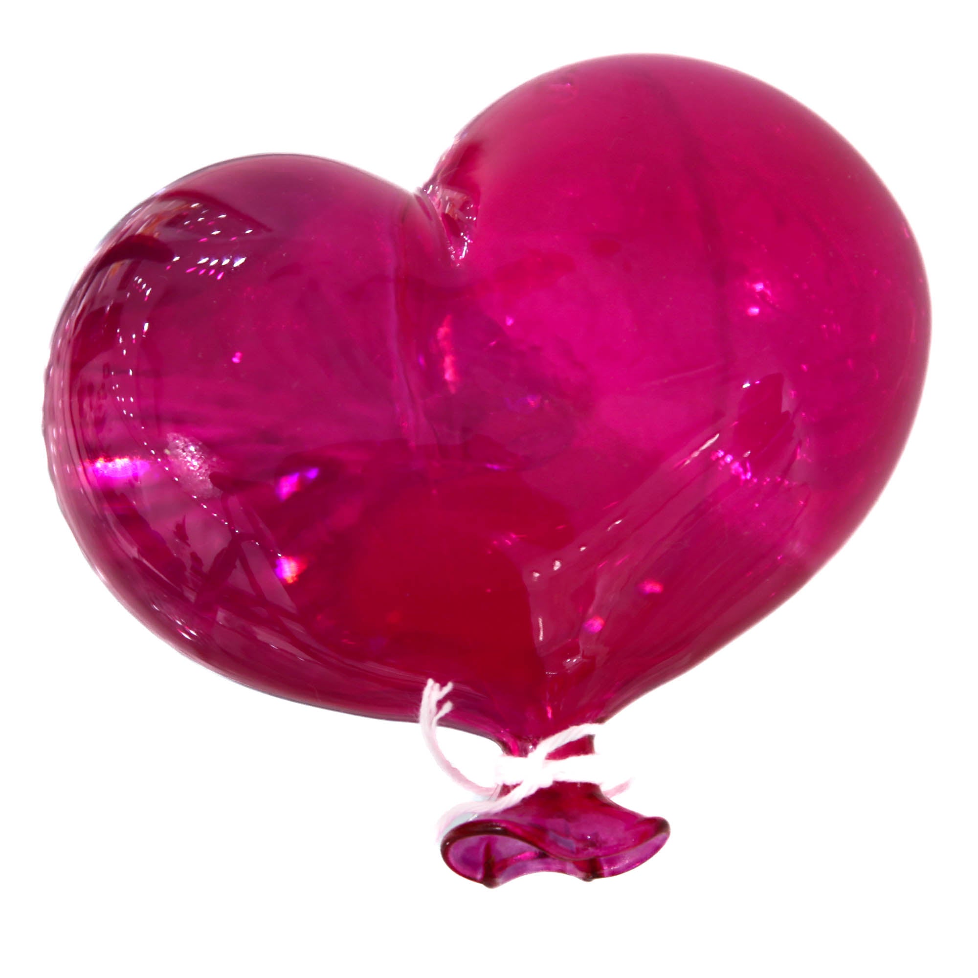 Ballons en verre en forme de coeur - 10 cm