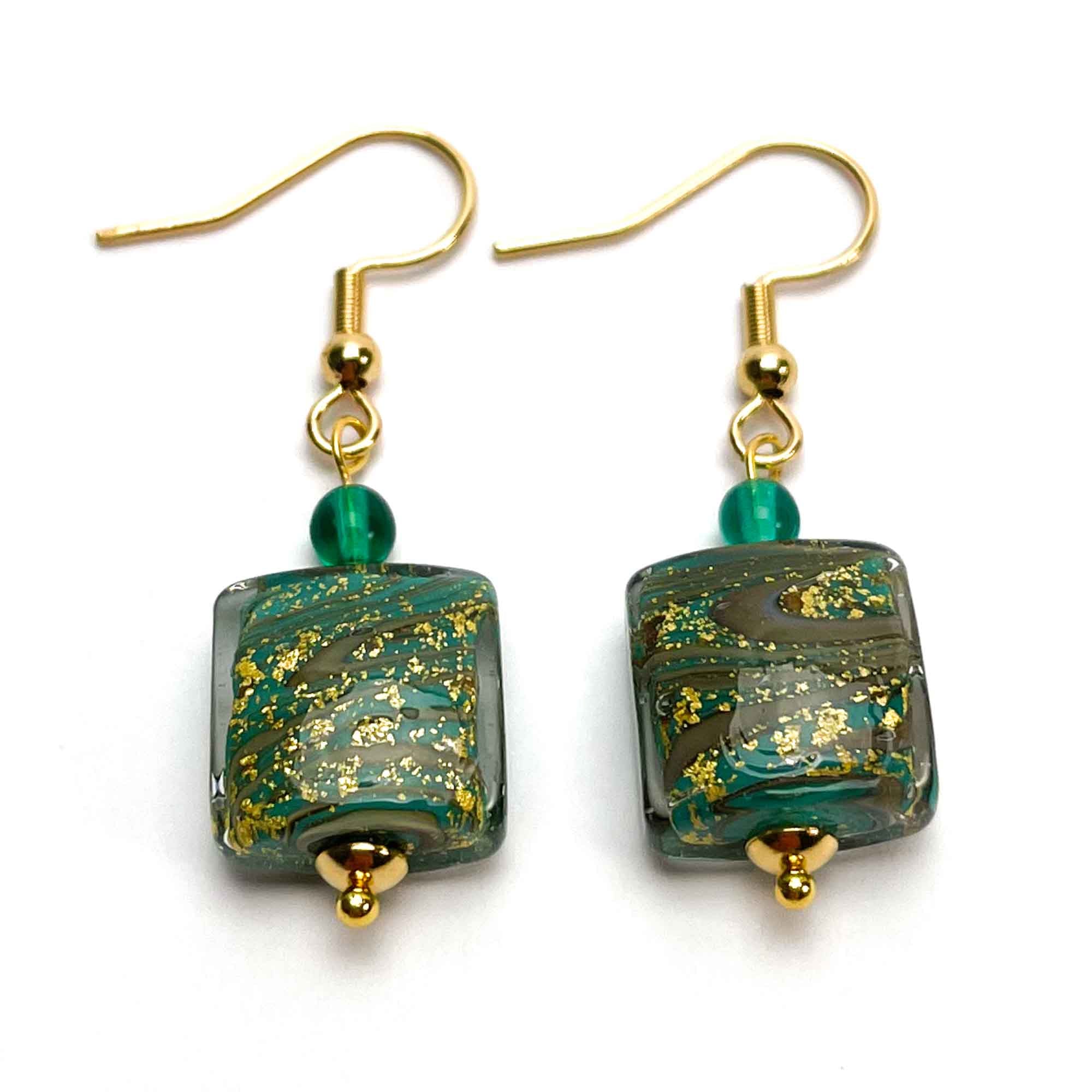 Las Vegas Small Earrings - Murano Glass