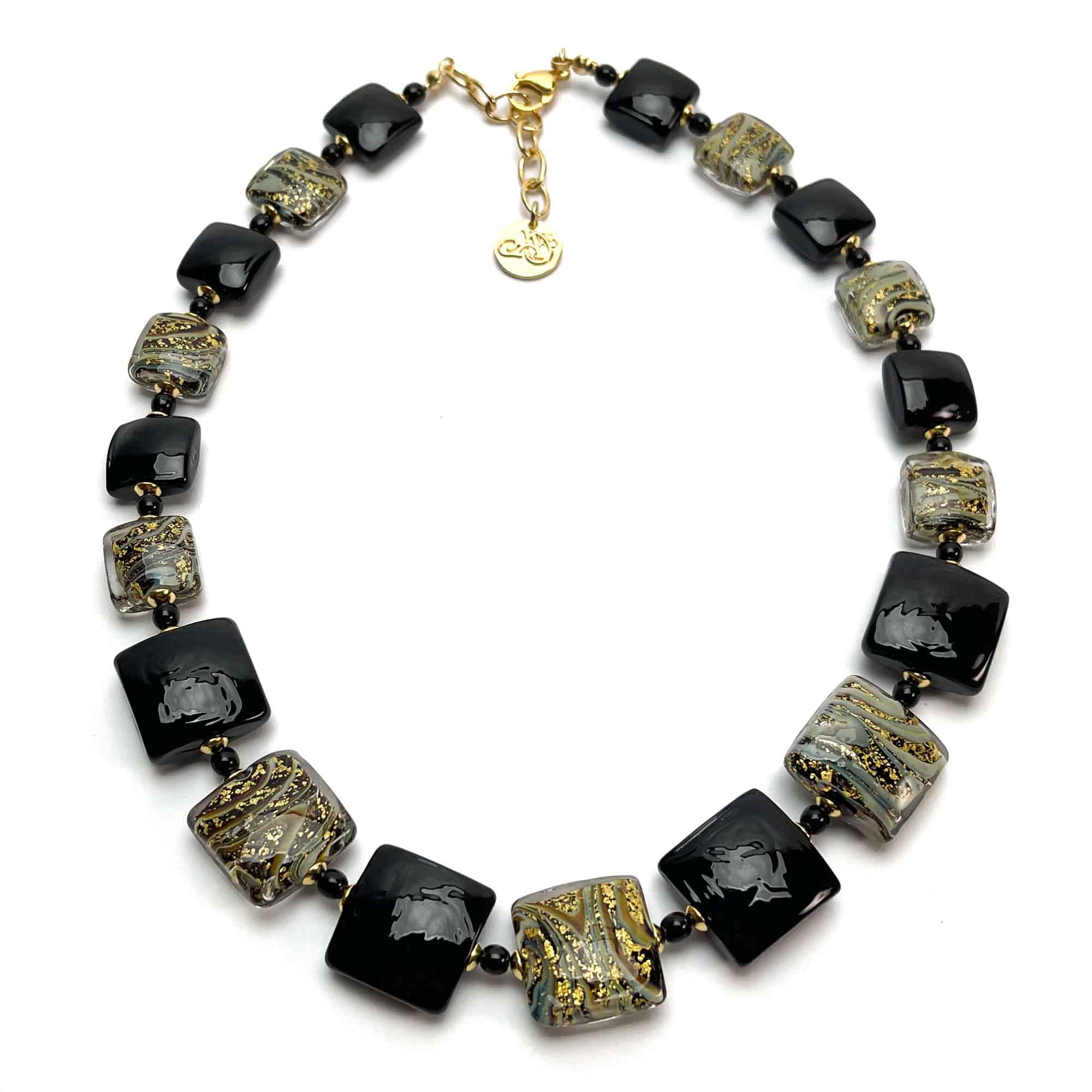 Las Vegas Short Necklace - Murano Glass