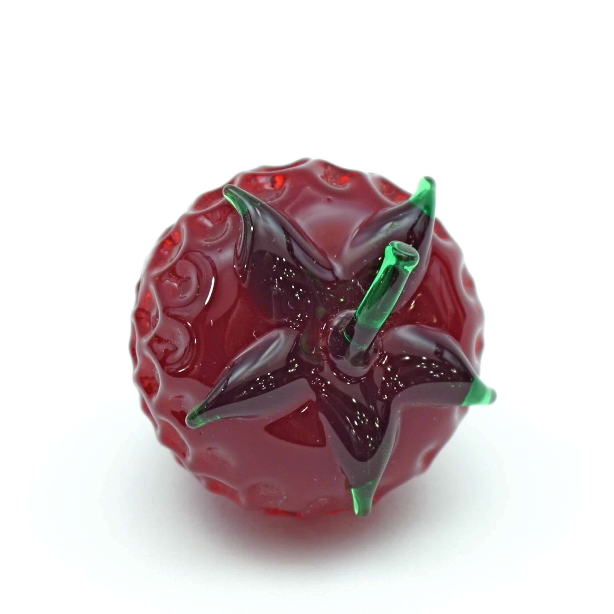 5 fragole in vetro - misura grande