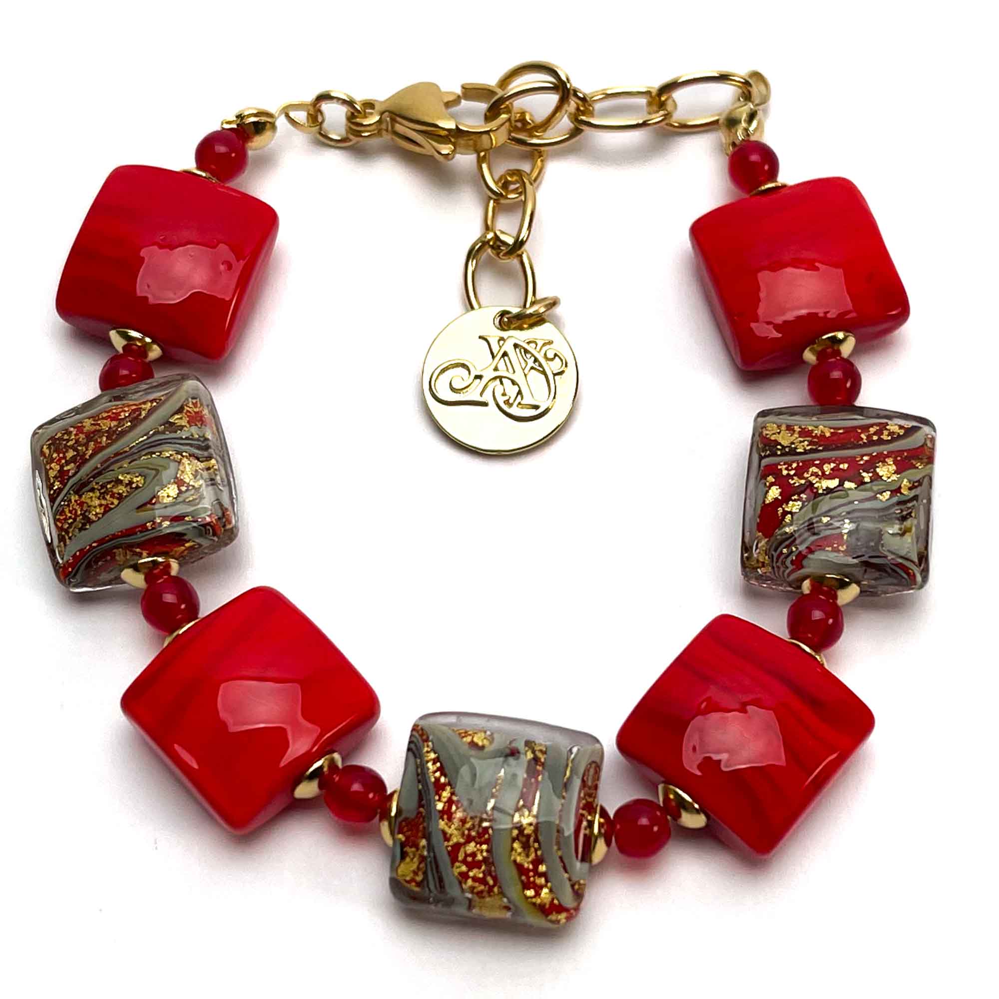 Las Vegas light bracelet - Murano Glass