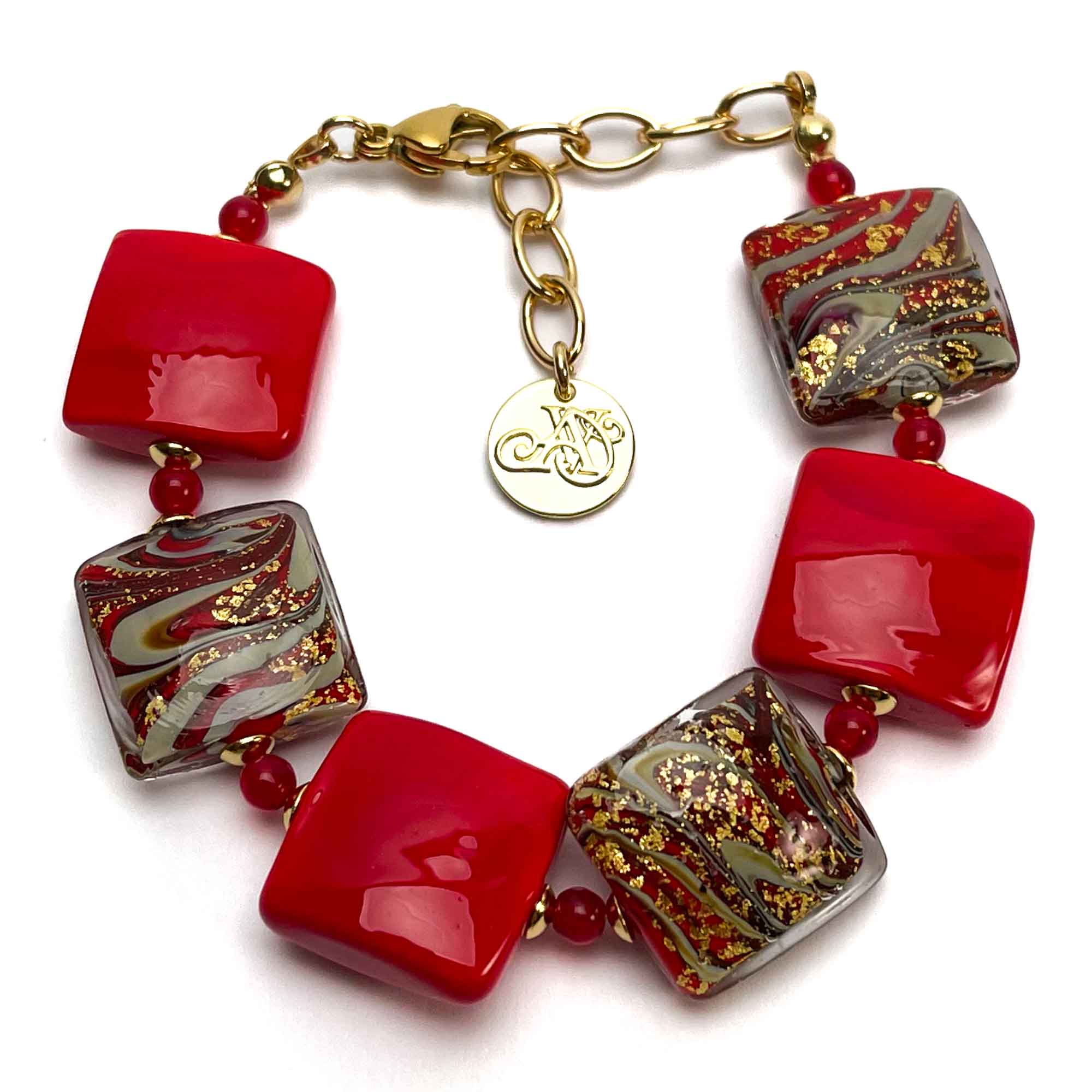 Las Vegas bracelet - Murano Glass