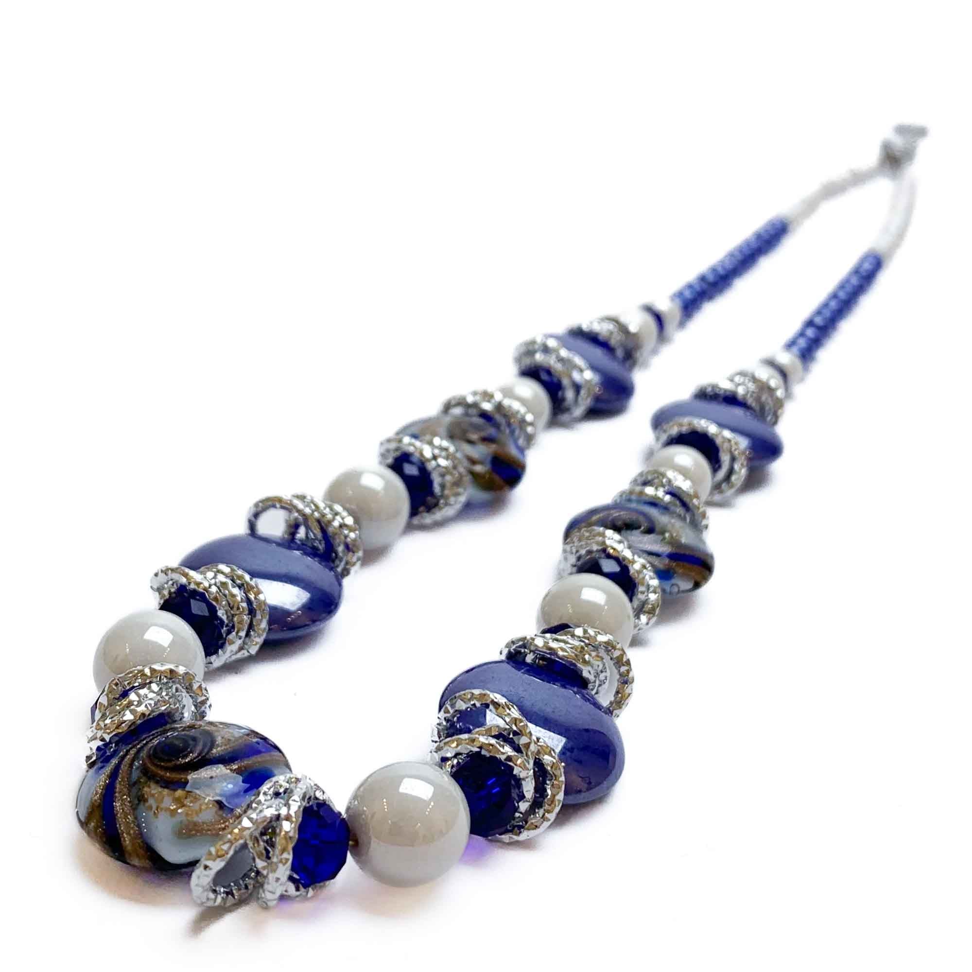 murano glass necklace nice price, high quality beads, murano jewelry online shop