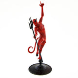 Devil with pitchfork Murano Glass