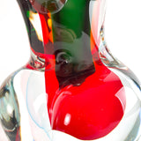 Torso Sbruffi Red and Green - Murano Glass