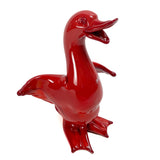 Murano Glass Red Duck