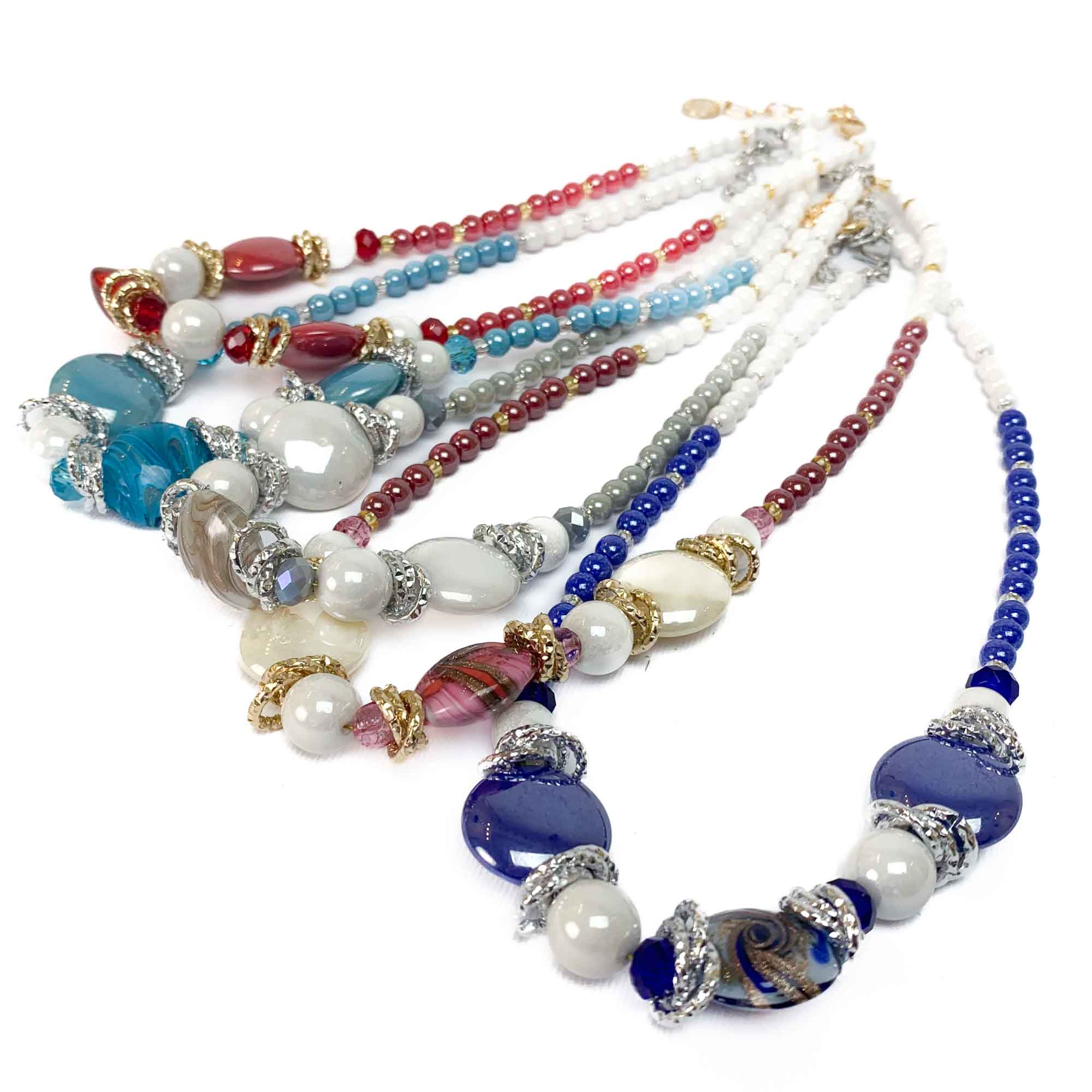 Santa Barbara Collection - Necklace made with Murano Glass
