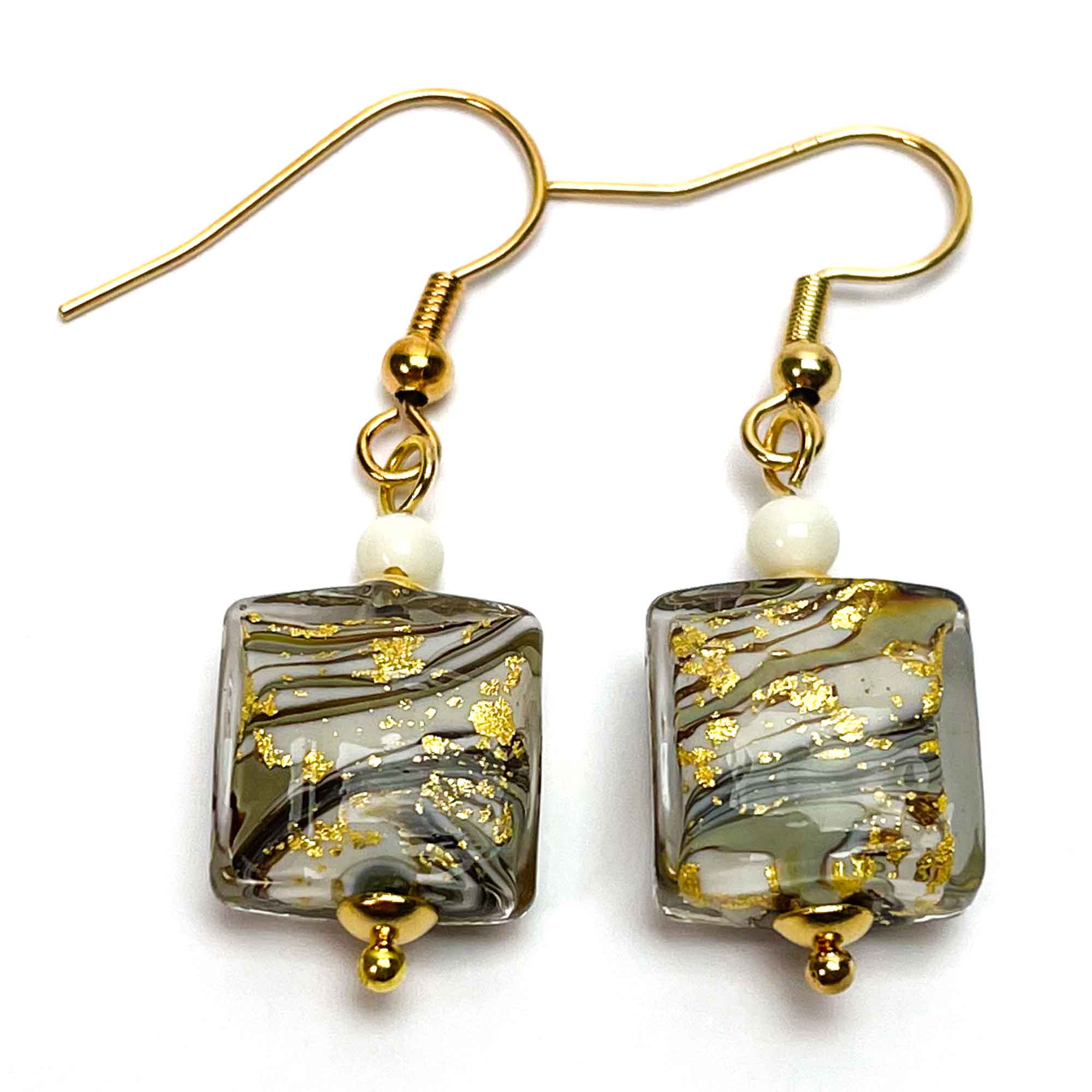 Las Vegas Small Earrings - Murano Glass
