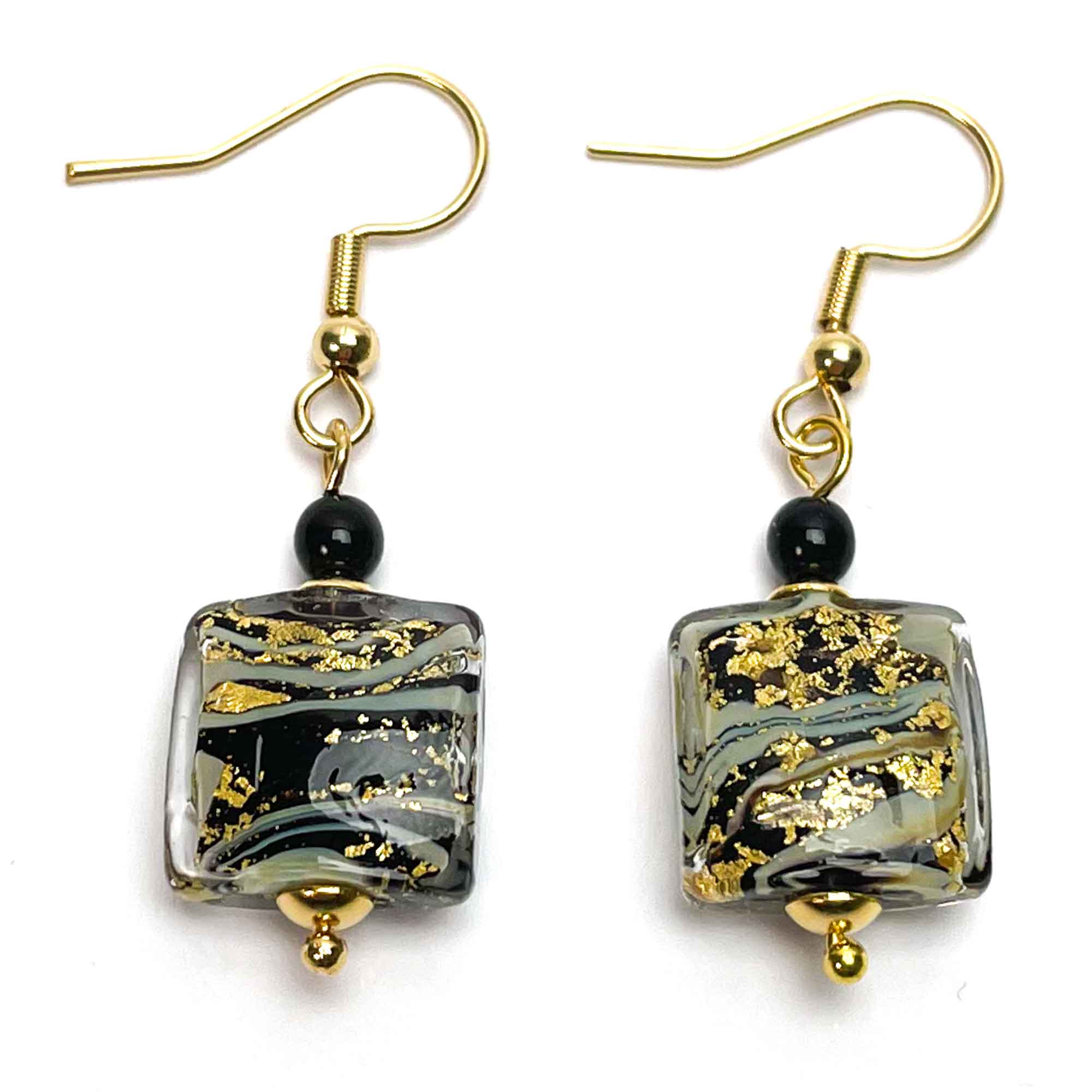 Las Vegas Small Earrings - Murano Glass