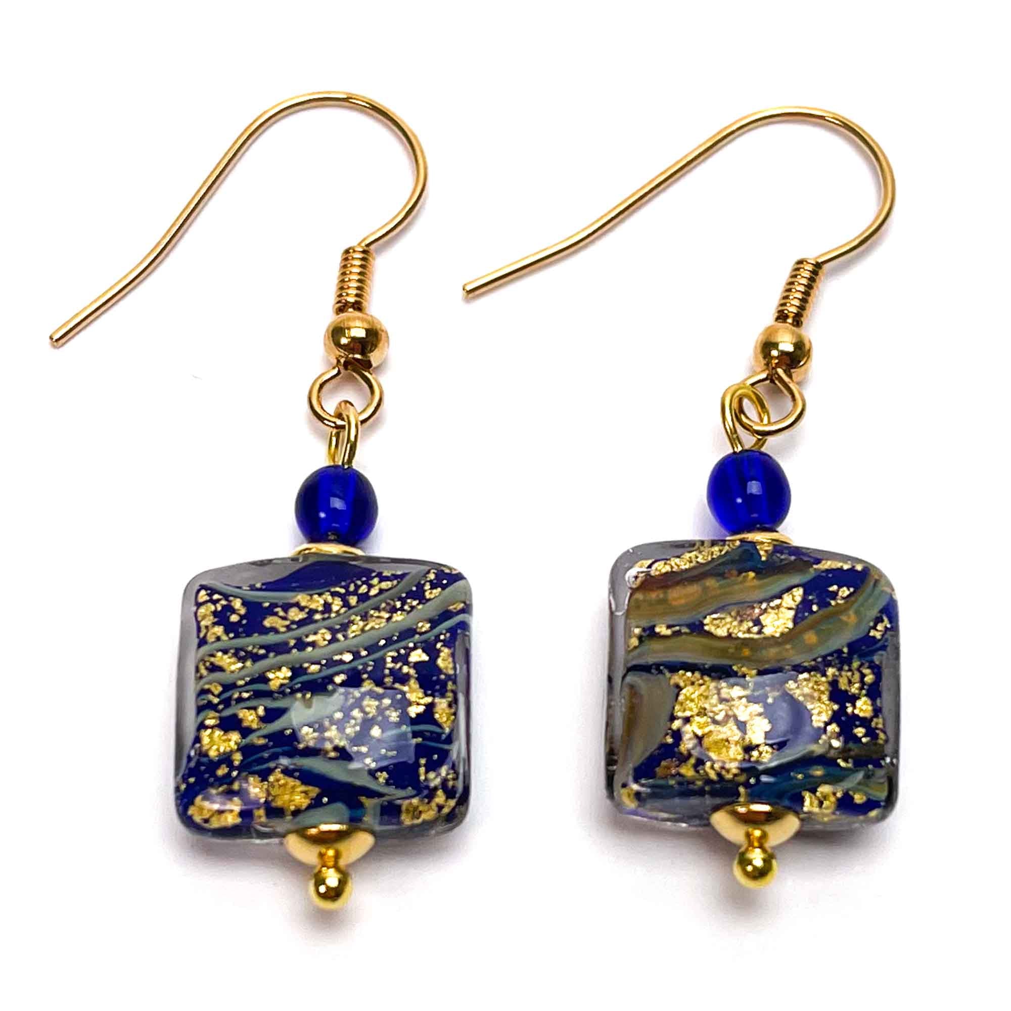 Las Vegas Small Earrings - Murano Glass
