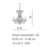 Dream Chandelier. 6 up to 36 Lights