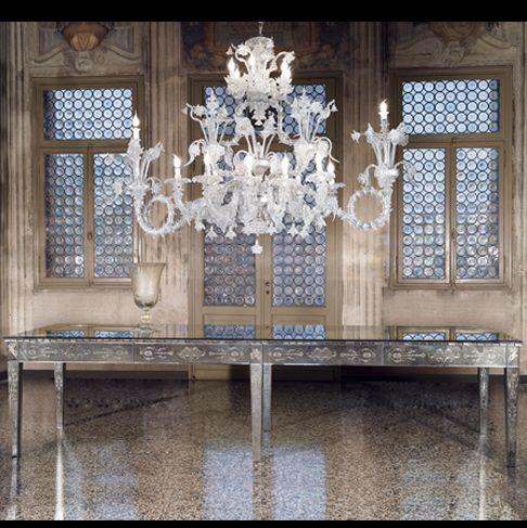 Table de style vénitien du XVIIème siècle