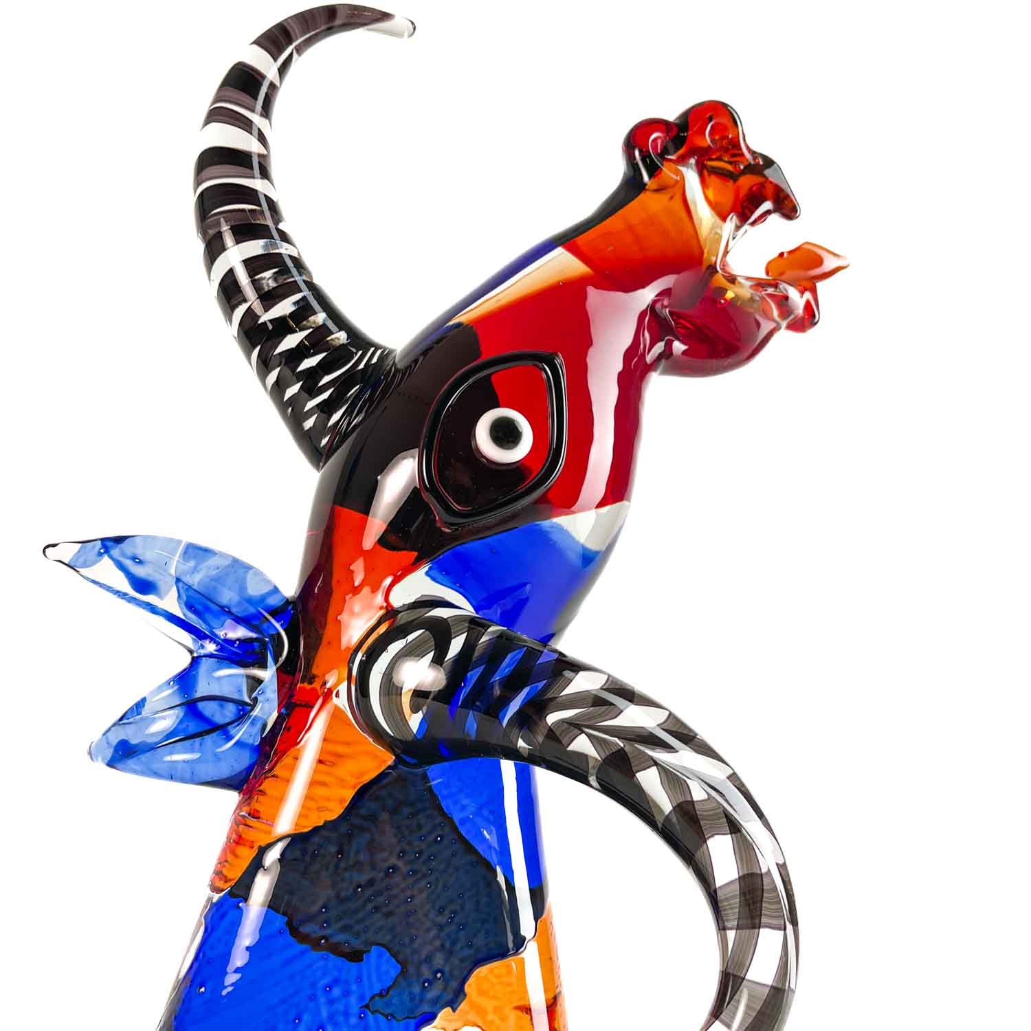 Murano Glass Bull Head - Picasso tribute
