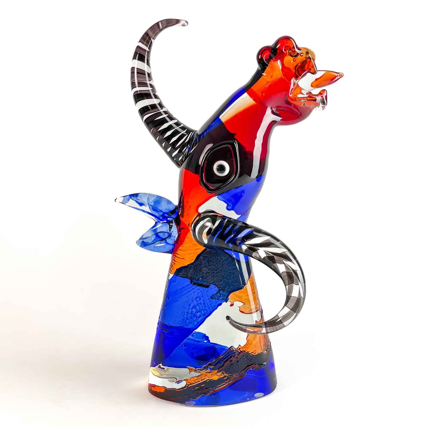 Murano Glass Bull Head - Picasso tribute